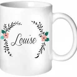 Mug personnalisable Fleurs