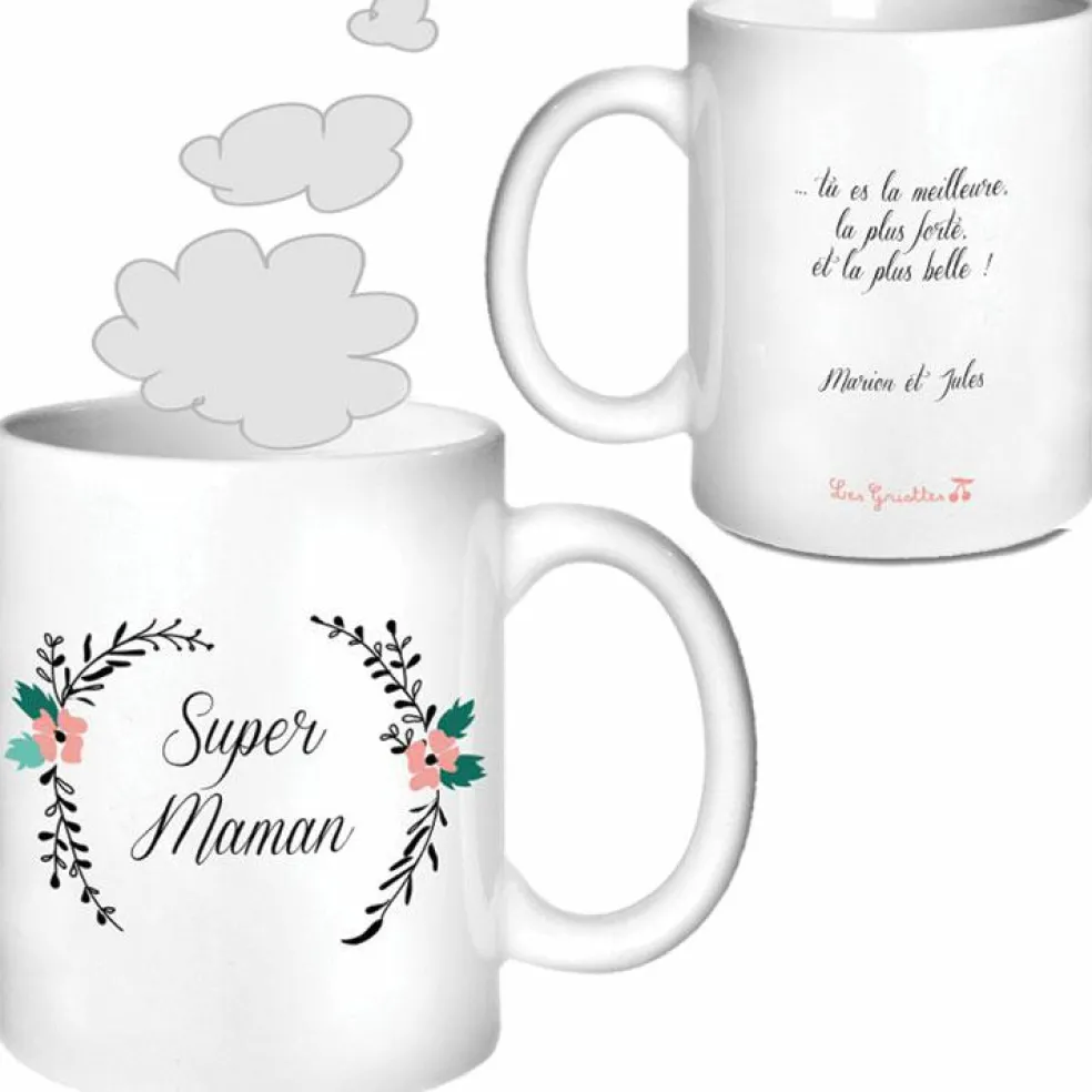 Mug personnalisable Fleurs