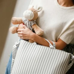 Âne en peluche Botton Rayures