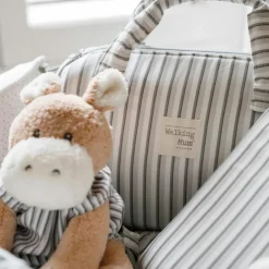 Âne en peluche Botton Rayures