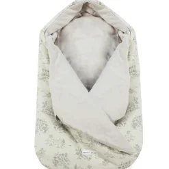 Nid d'ange avec capuche Toile de Jouy Cream