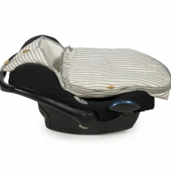 Nid d'ange chancelière Siege Auto Groupe 0 Été Botton Rayures