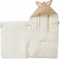 Nid d'ange en fourrure beige Arc-en-ciel (0-6 mois)