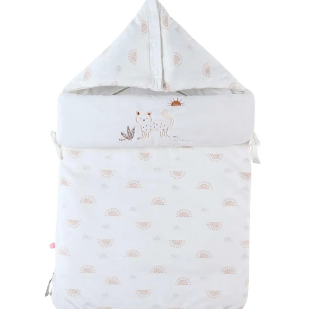 Nid d'ange en veloudoux écru Babou & Kendi