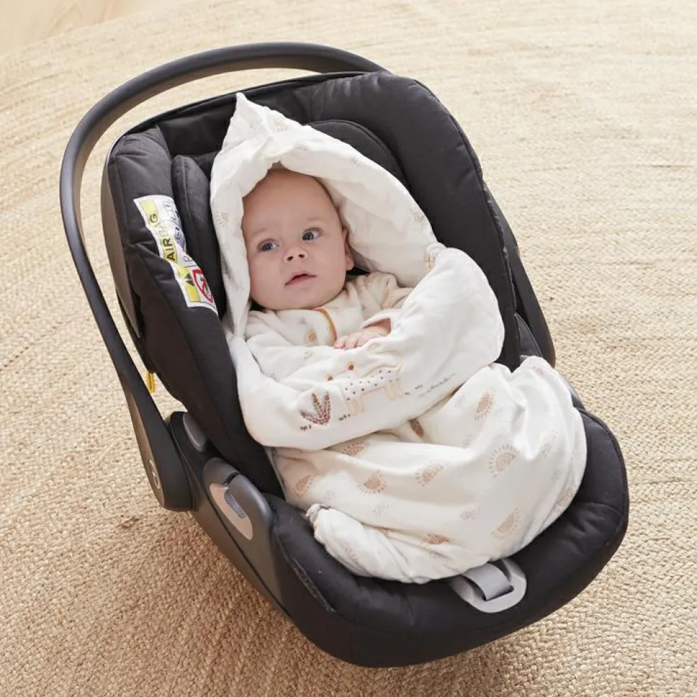 Nid d'ange en veloudoux écru Babou & Kendi