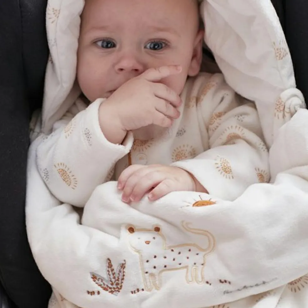 Nid d'ange en veloudoux écru Babou & Kendi