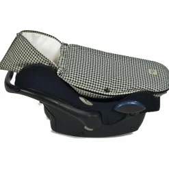 Nid d'ange et chanceliere siège auto Groupe 0 Été I Love Vichy Noir