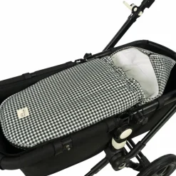 Nid d'ange et chanceliere siège auto Groupe 0 Été I Love Vichy Noir