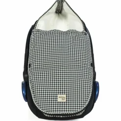 Nid d'ange et chanceliere siège auto Groupe 0 Été I Love Vichy Noir