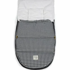 Nid d'ange et chancelière siège auto Groupe 0 Hiver I Love Vichy Noir