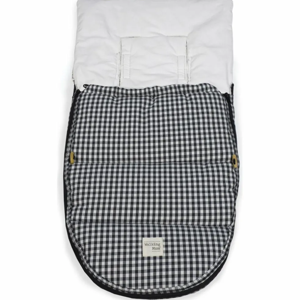 Nid d'ange et chancelière siège auto Groupe 0 Hiver I Love Vichy Noir