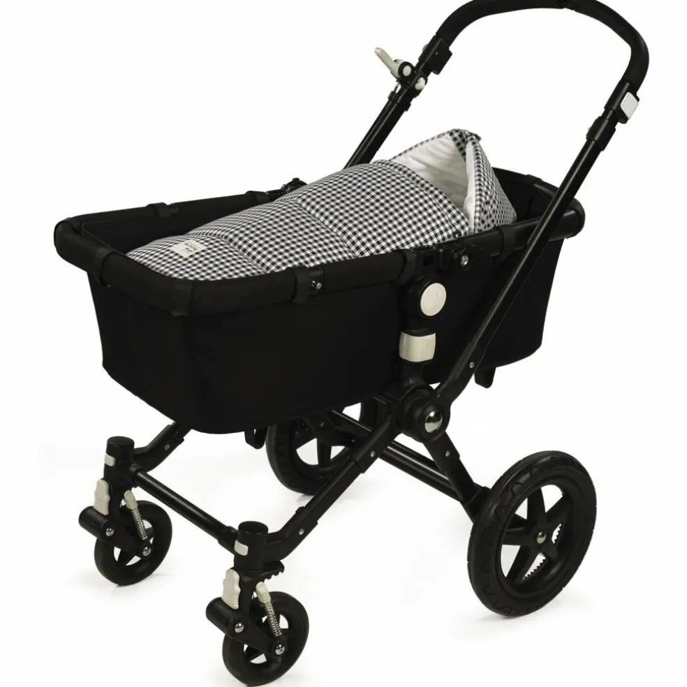 Nid d'ange et chancelière siège auto Groupe 0 Hiver I Love Vichy Noir