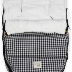 Nid d'ange et chancelière siège auto Groupe 0 Hiver I Love Vichy Noir