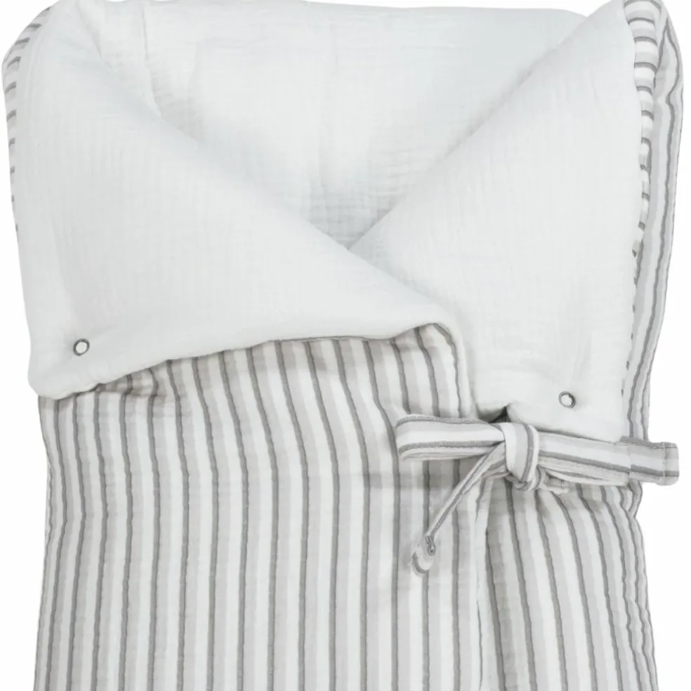 Nid d'ange et couverture Botton Rayures