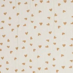 Nid d'ange et couverture Coeurs Poppy Cannelle