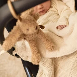 Nid d'ange passe sange Check Knit Oatmeal (groupe 0+)