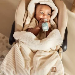 Nid d'ange passe sangle Cloudy Rib Oatmeal (groupe 0+)