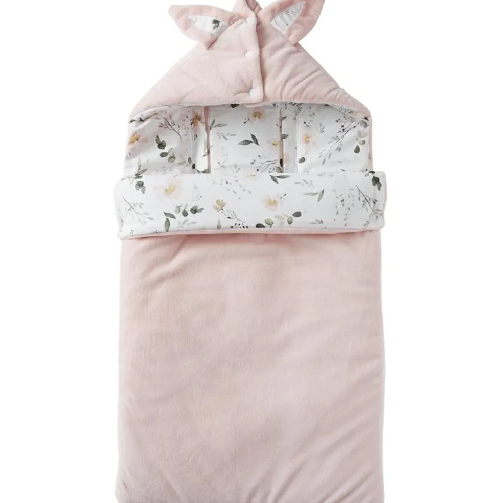 Nid d'ange passe sangle en polaire Sweet garden (0-6 mois)