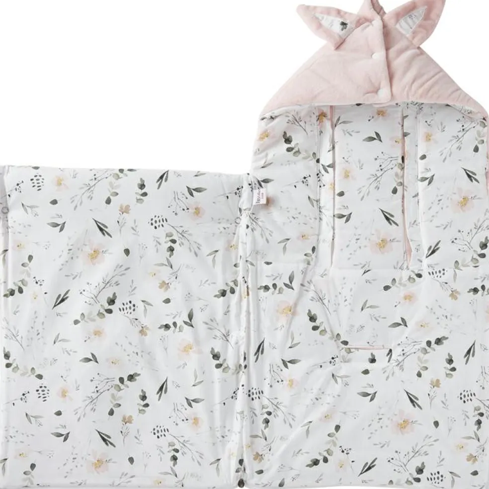 Nid d'ange passe sangle en polaire Sweet garden (0-6 mois)