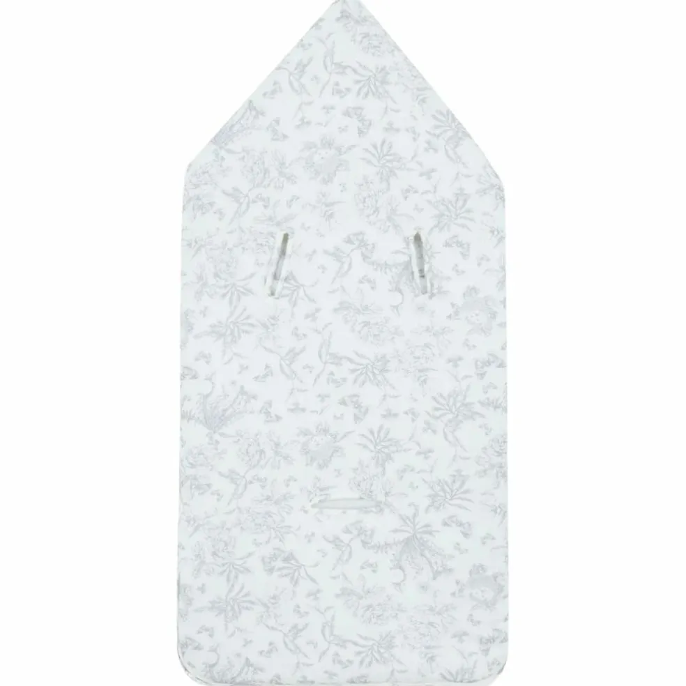 Nid d'ange passe sangle Toile de Jouy gris