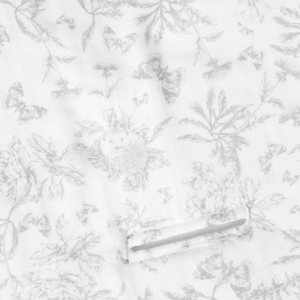 Nid d'ange passe sangle Toile de Jouy gris