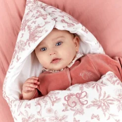 Nid d'ange passe sangle Toile de Jouy