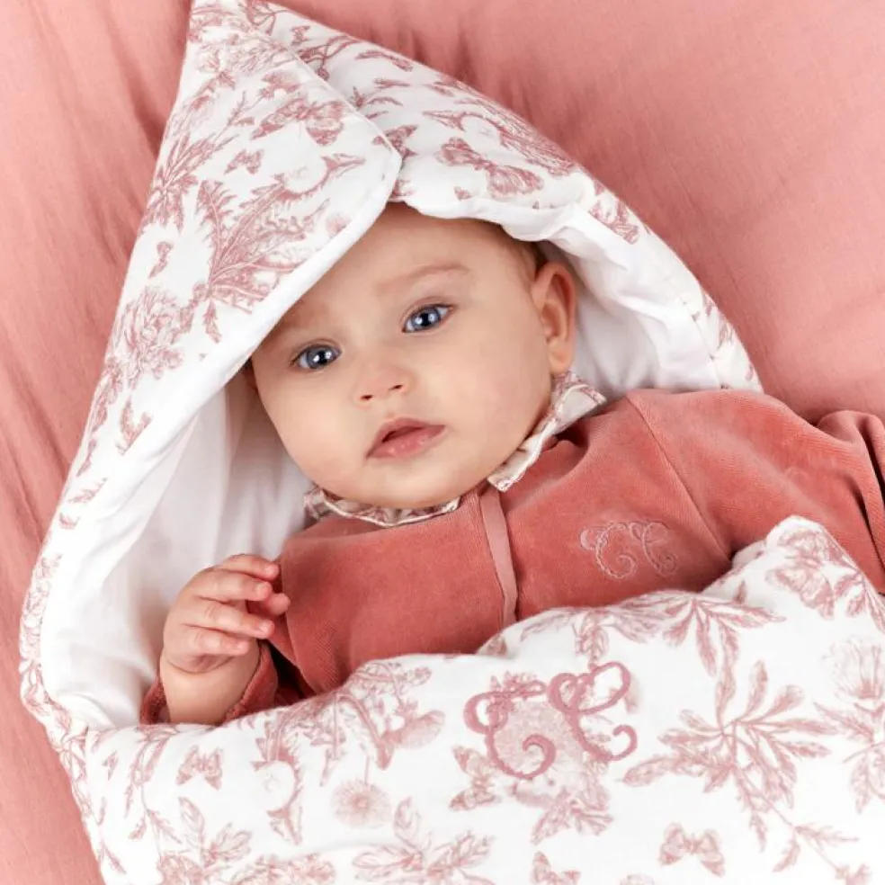 Nid d'ange passe sangle Toile de Jouy