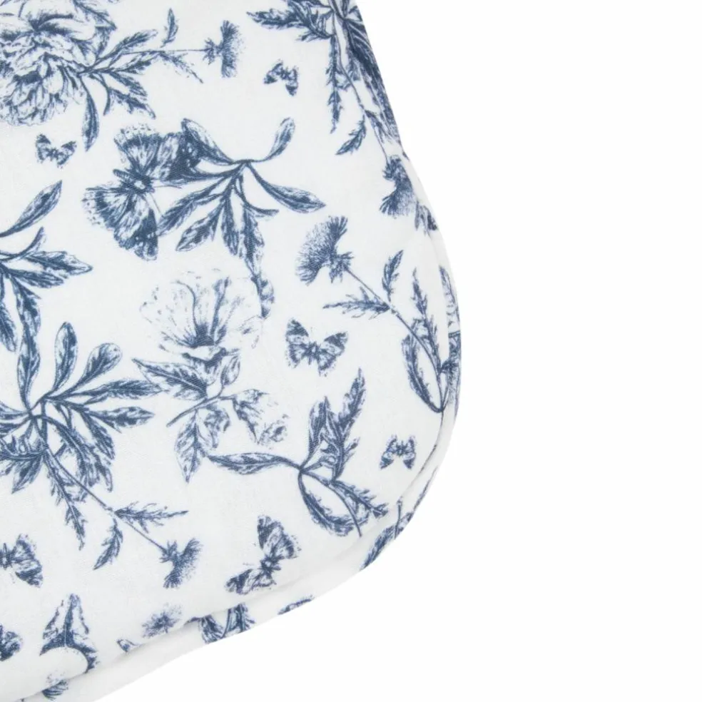 Nid d'ange passe sangle Toile de Jouy bleu