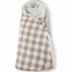 Nid d'ange passe sangle Vichy Caramel