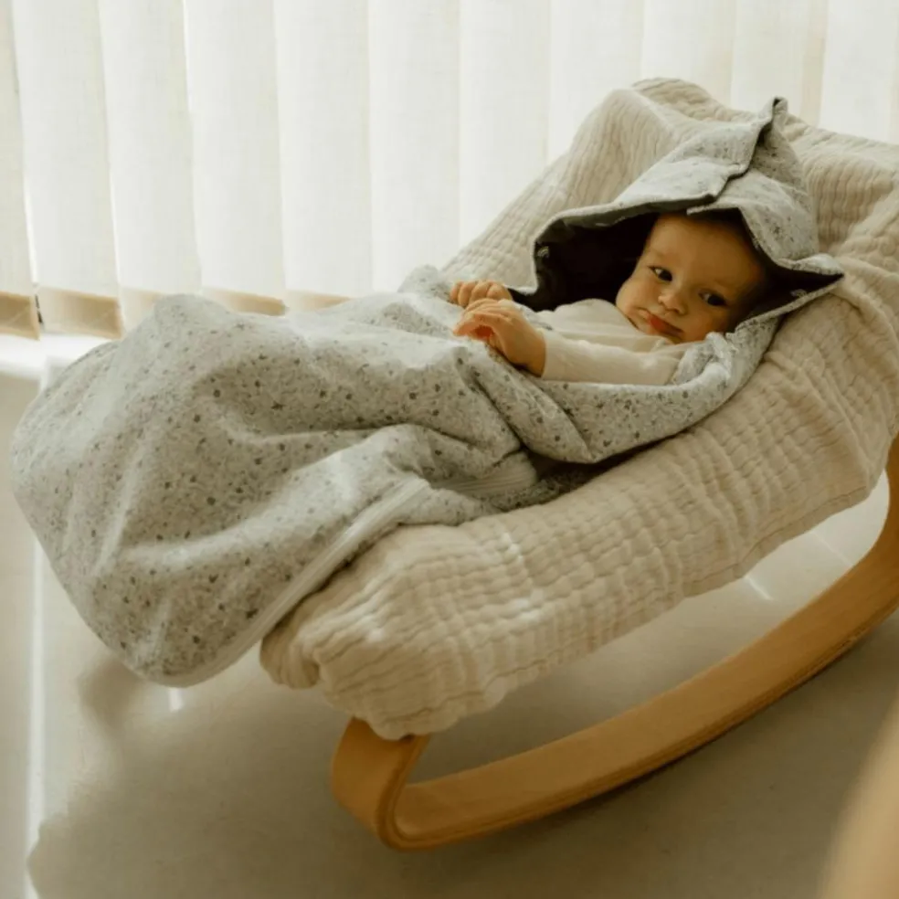 Nid d'ange réversible 4 saisons écureuil 0-6 mois