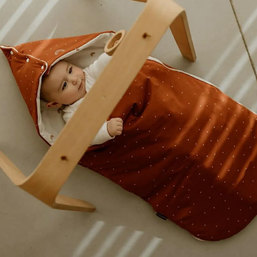 Nid d'ange réversible terracotta (0-6 mois)