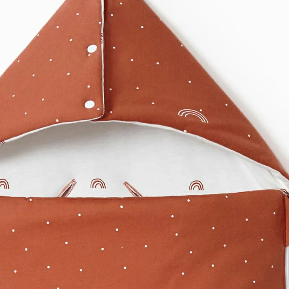 Nid d'ange réversible terracotta (0-6 mois)