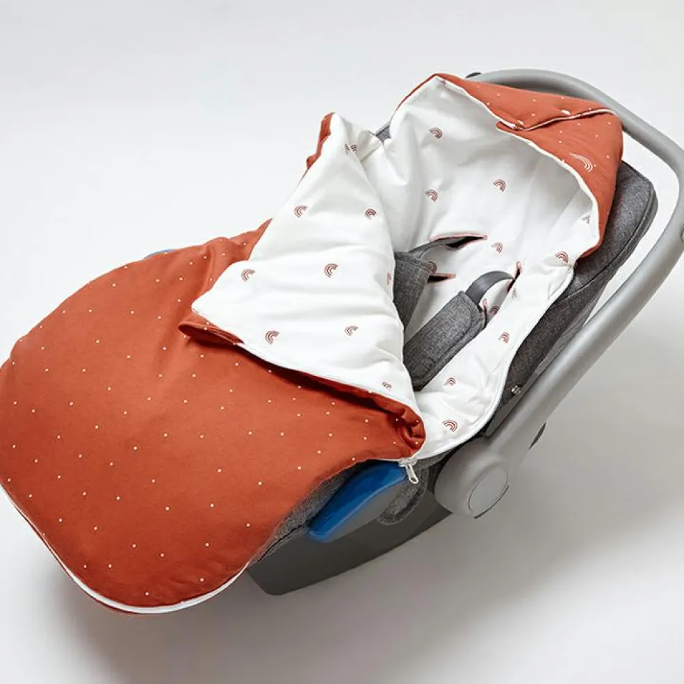 Nid d'ange réversible terracotta (0-6 mois)