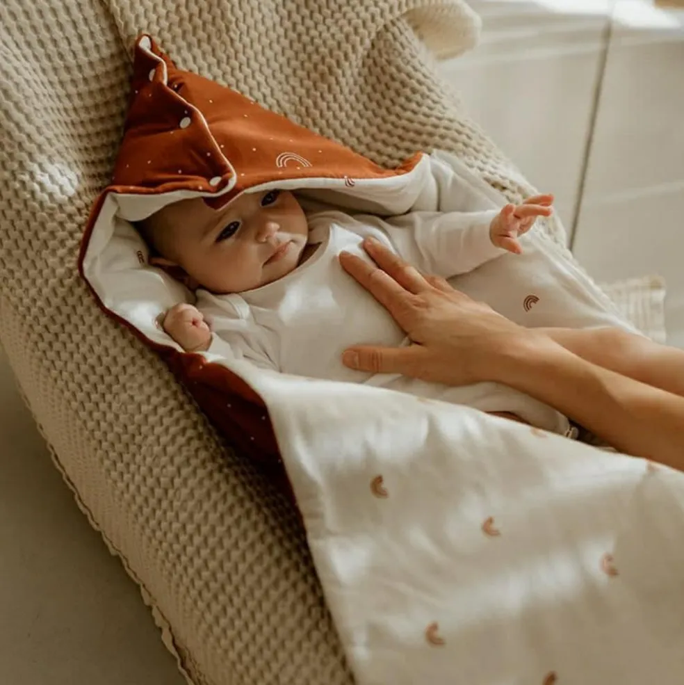 Nid d'ange réversible terracotta (0-6 mois)