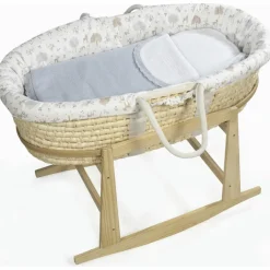 Nid d'ange tricot bleu