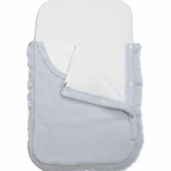 Nid d'ange tricot bleu