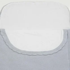 Nid d'ange tricot bleu