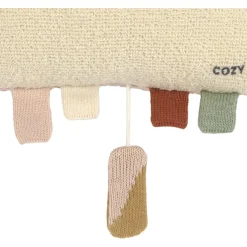 Nuage musical Little Universe tricoté beige-rose poudré