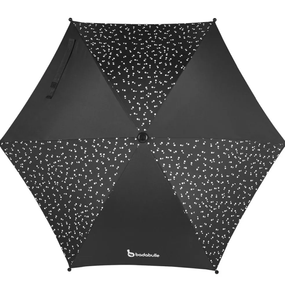 Ombrelle pour poussette blanche et noire