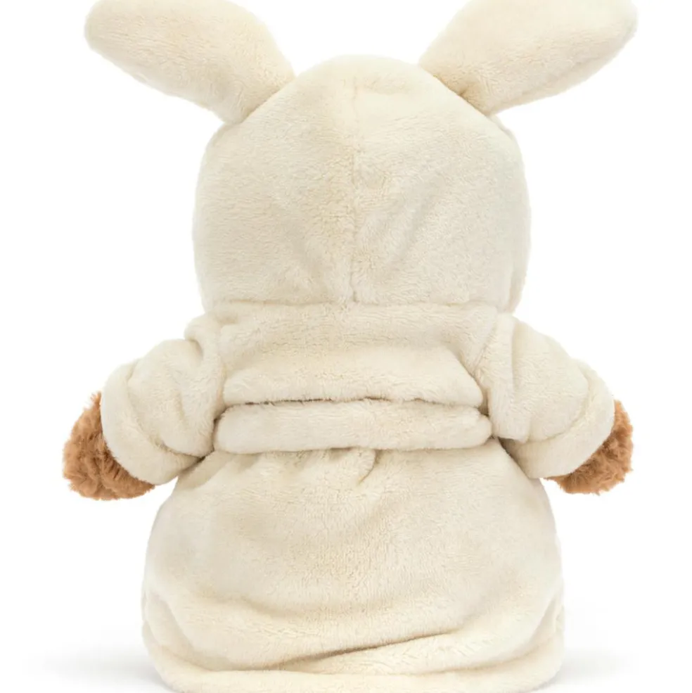 Ours en peluche Bartholomew avec peignoir (26 cm)