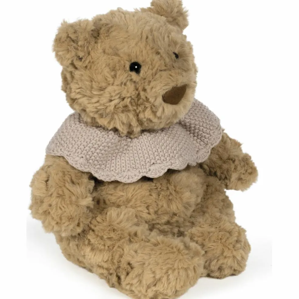 Ours en peluche tricot rose (29 cm)