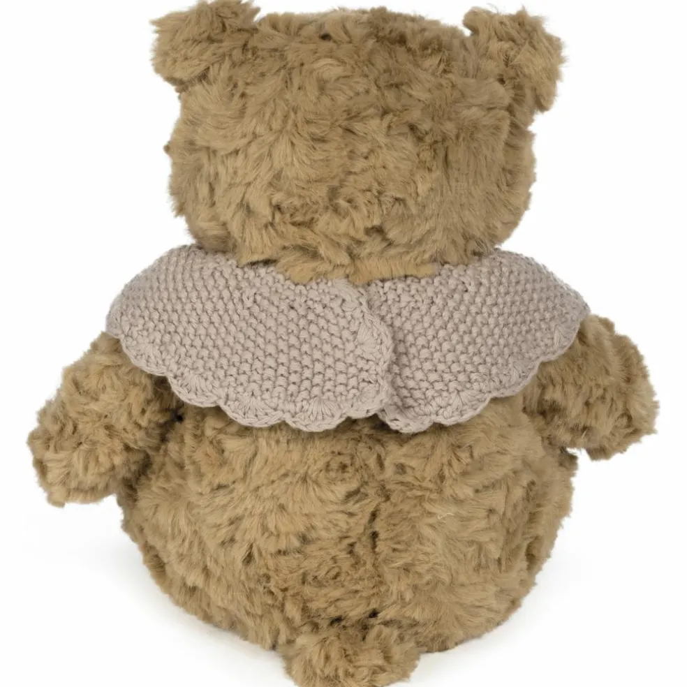 Ours en peluche tricot rose (29 cm)