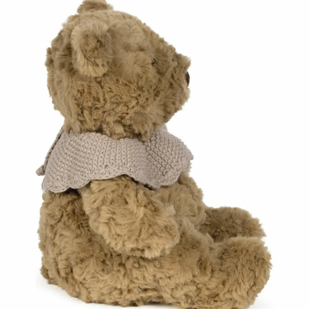 Ours en peluche tricot rose (29 cm)