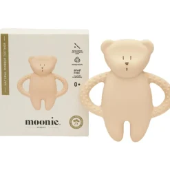 Ourson de dentition en caoutchouc naturel sable