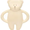Ourson de dentition en caoutchouc naturel blanc polaire