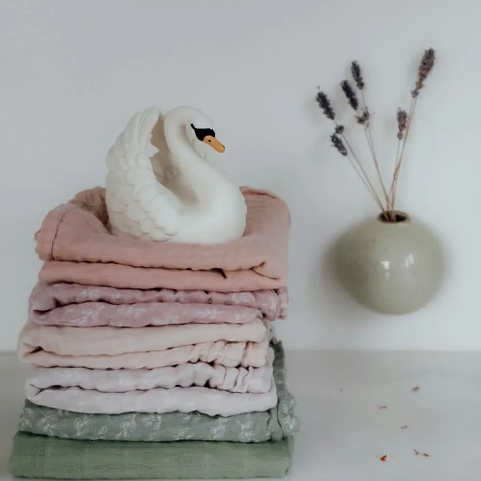 Pack 2 langes en coton bio vert