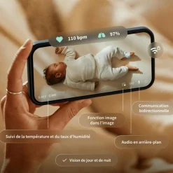 Pack chaussette connectée Dream Sock Bedtime Blue + Dream Sight Cam (0-18 mois)