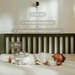 Pack chaussette connectée Dream Sock Bedtime Blue + Dream Sight Cam (0-18 mois)