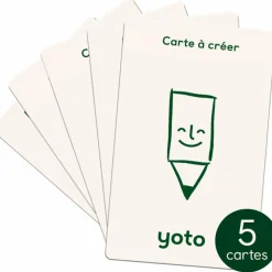 Pack de 5 Cartes à créer