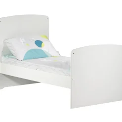 Pack duo lit bébé évolutif Little Big Bed blanc et commode à langer étoile New Basic